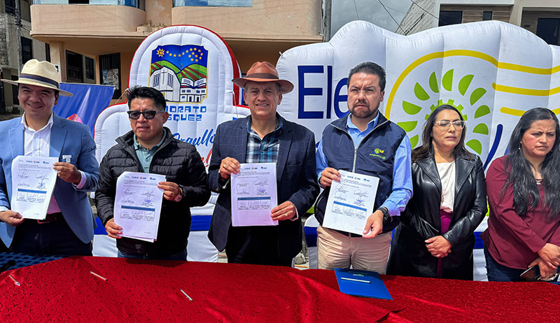 Mejoramiento de vías céntricas en Honorato Vázquez se ejecutará mediante convenio interinstitucional