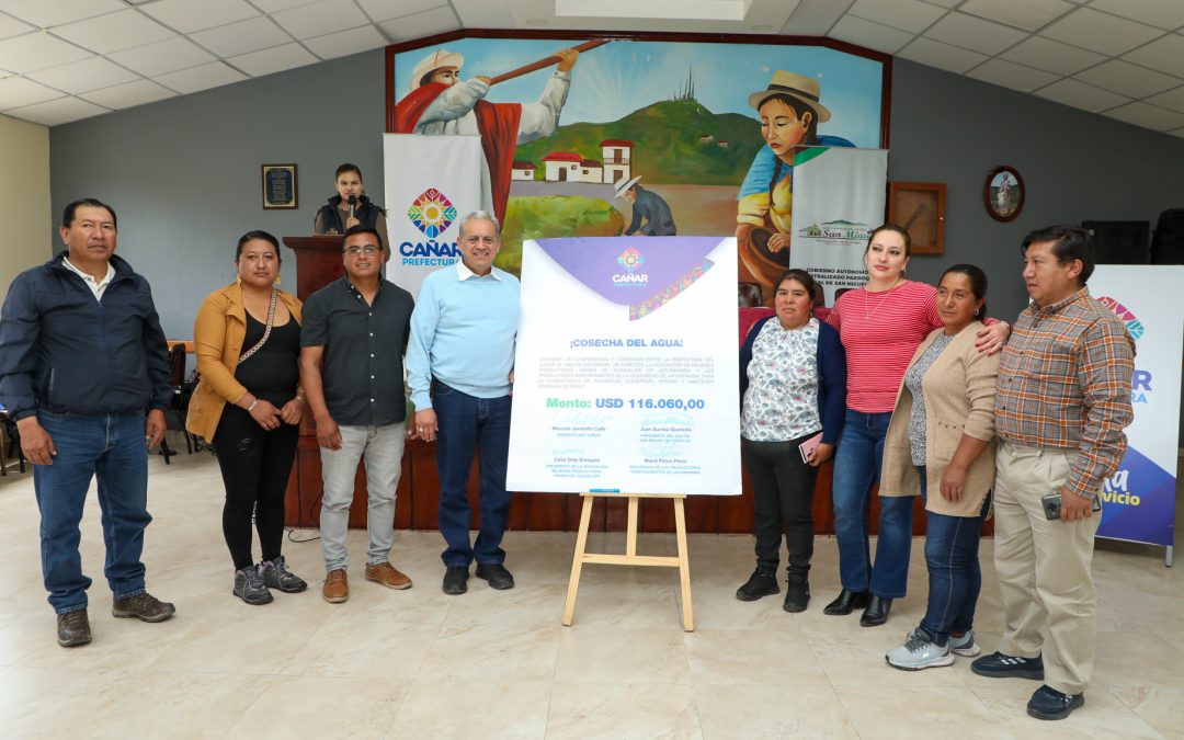 Compromiso con el agua y el desarrollo rural: Convenio de Cooperación y Cogestión para la Cosecha del Agua en San Miguel de Porotos