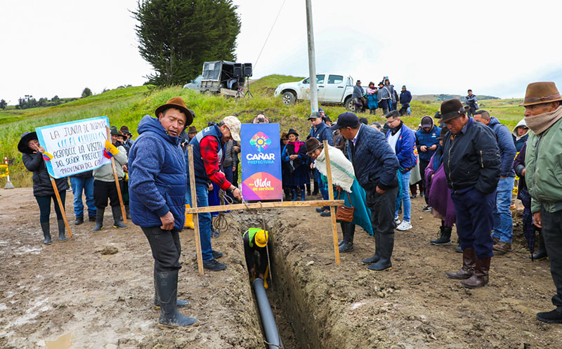 Iniciamos la cuarta etapa del sistema de riego Chiripungo que beneficiará a 525 hectáreas