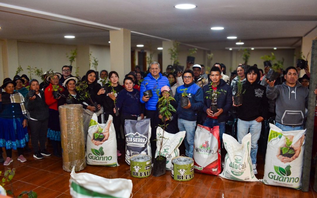 Impulsamos la reforestación en nueve parroquias del cantón Cañar