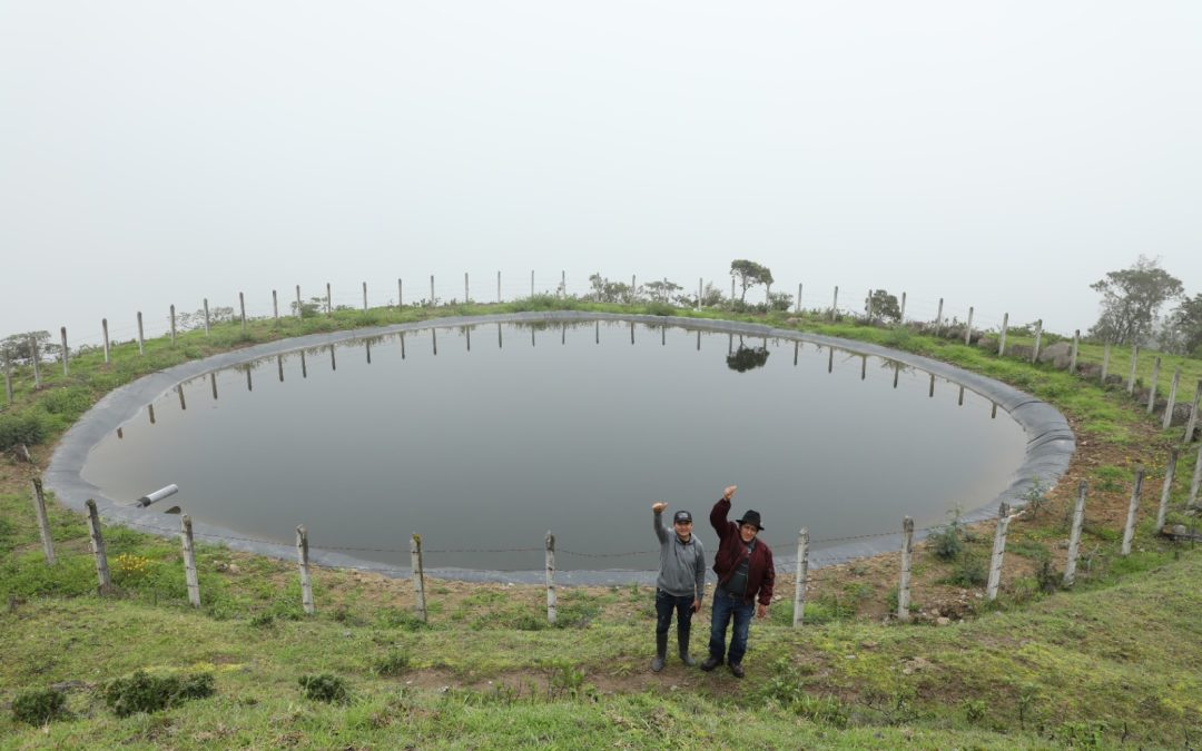 Inauguramos obra de mejoramiento de sistema de riego en Gun Chico