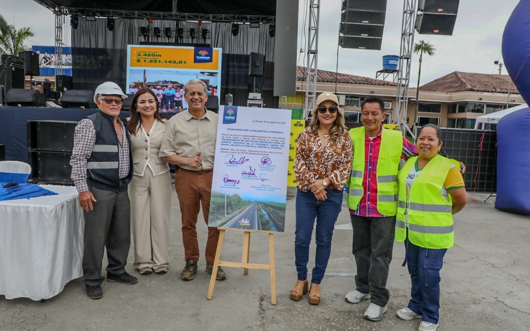 Se invertirá más de 1,2 millones de dólares en el mejoramiento vial del cantón La Troncal